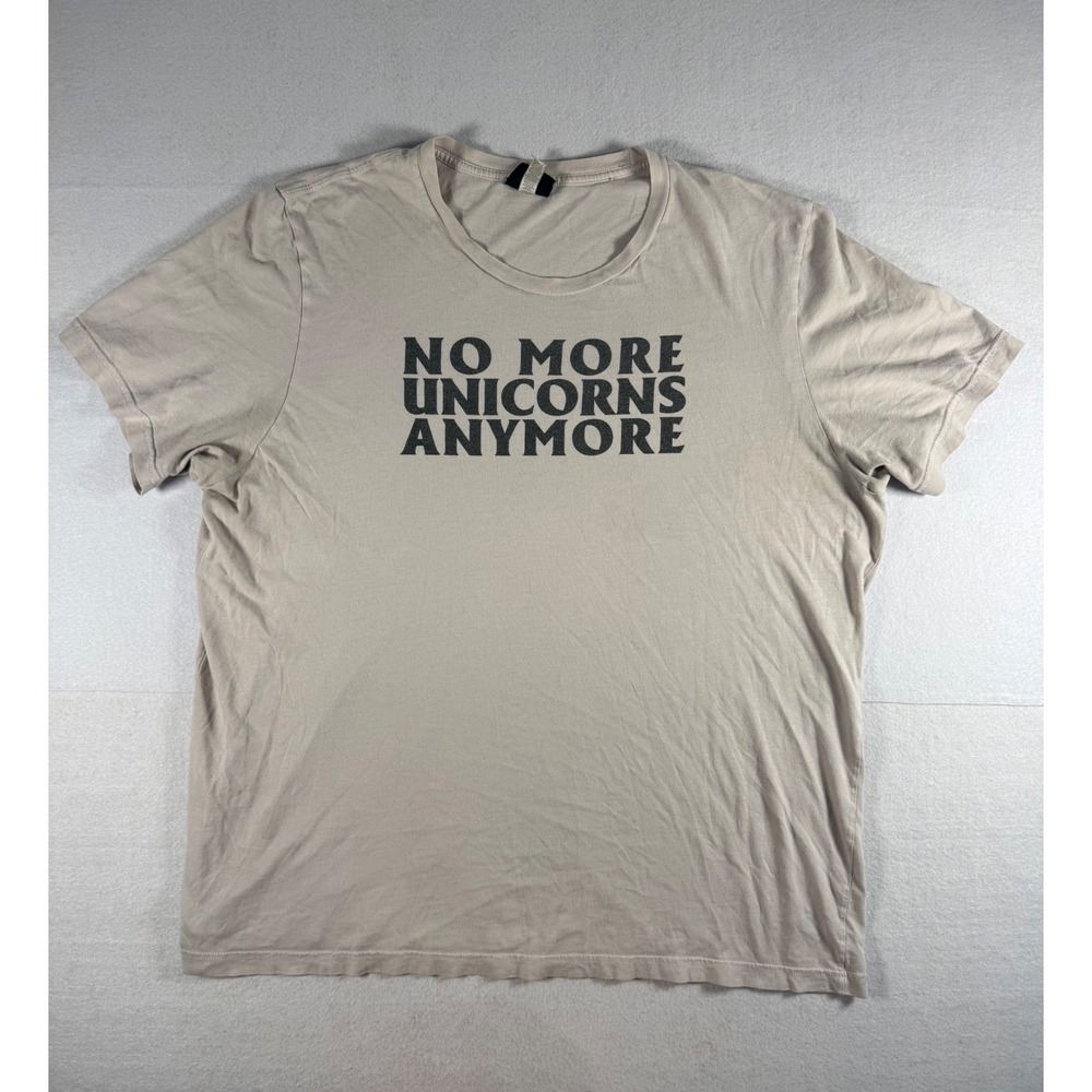 Gorillaz Official No More Unicorns Anymore T-Shirt Mens 2XL Russel Humility